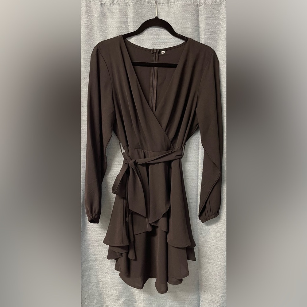 Black wispy dress